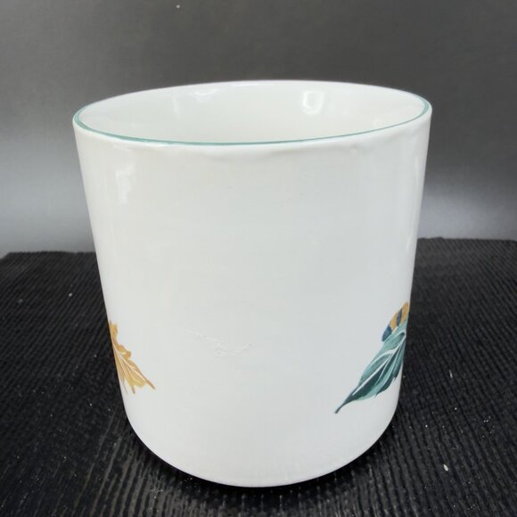 Newcor 1994 Cabin Berries Leaves Stoneware Ceramic Coffee Mug Cup Mugs Cups Set2 - Picture 9 of 11